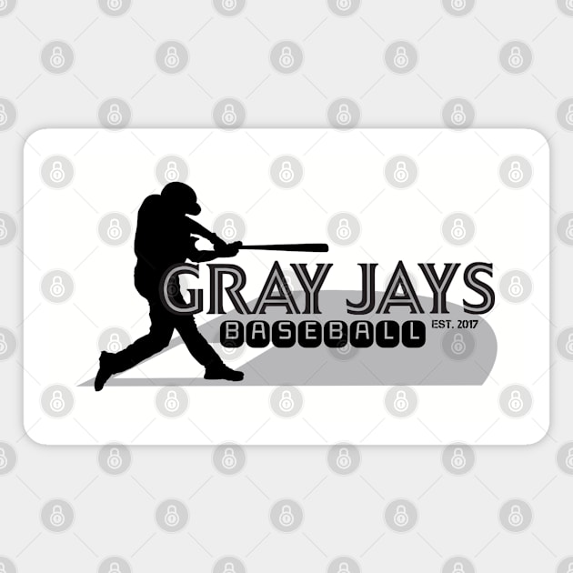 Designated Hitter Magnet by Gray Jays Baseball Club